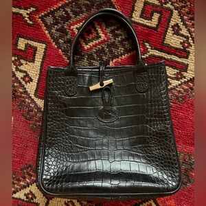 Vintage Longchamp Roseau Leather purse